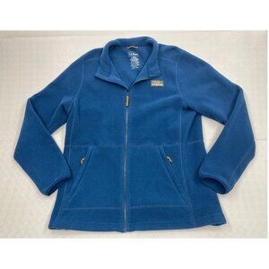 L.L. Bean Men's Mountain Fleece Jacket Full Zip Blue Men's Large Tall LT